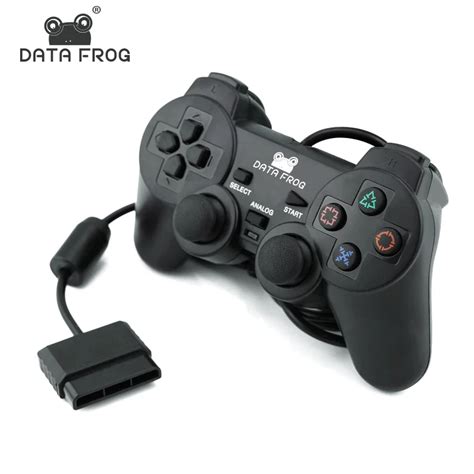 Data Frog Controle Fio Para Sony Ps2 Joystick Sem Fio Dupla