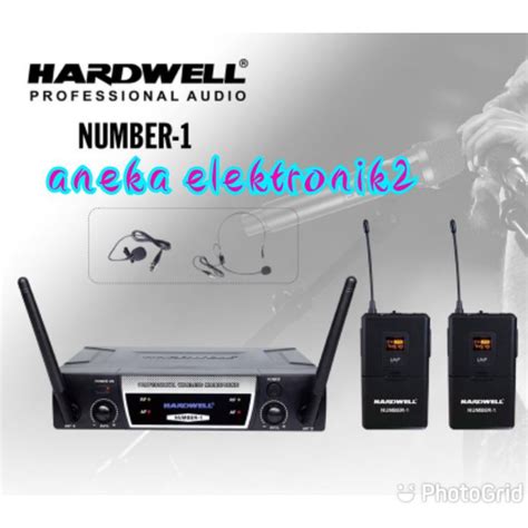 Jual MIC WIRELESS HARDWELL NUMBER 1 ORIGINAL MIC CLIP ON HEADSET