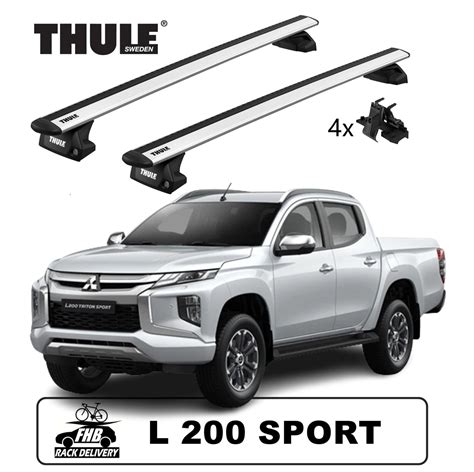 Thule Evo WingBar Evo Flush Rail 7106 Para Mitsubishi Triton Sport 2022