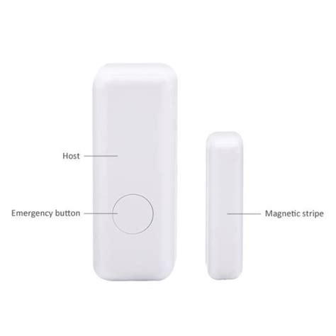 1 pc Capteur magnétique sans fil 433MHz pour porte fenêtre