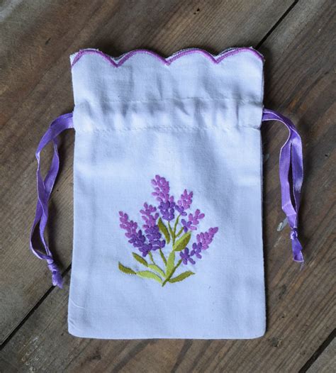 Lavender Sachet Bag Scalloped Edge Sachet Bags Lavender Bags