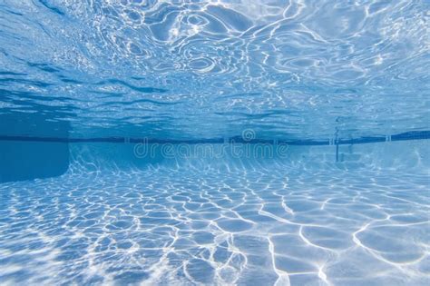 Empty Suburban Swimming Pool Underwater View Stock Image - Image of ...