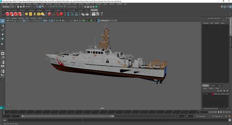 Coast Guard Cutter Jacob Poroo Sentinel Class Ship 3d Model 199 3ds C4d Fbx Ma Obj Max