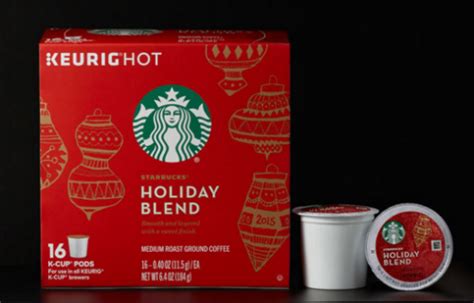 Starbucks Holiday Blend K-Cups BOGO Sale {$.29 per cup} - My Frugal ...