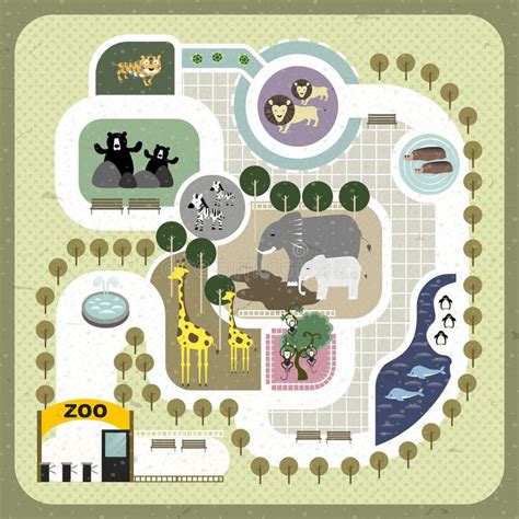 Zoo Map Stock Illustrations – 2,602 Zoo Map Stock Illustrations ...