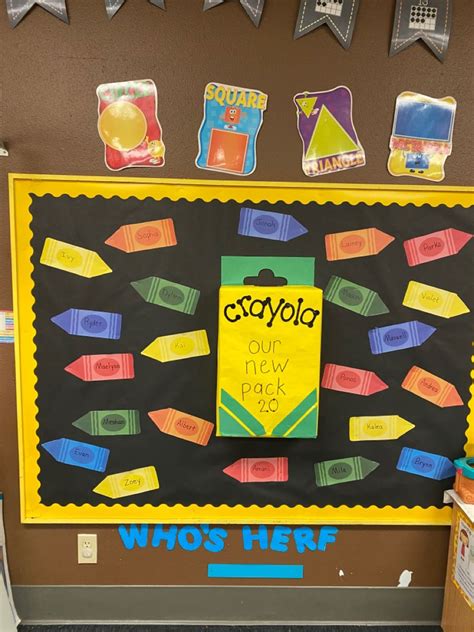 Crayon Theme Preschool Bulletin Board Crayon Bulletin Boards Preschool Bulletin Preschool