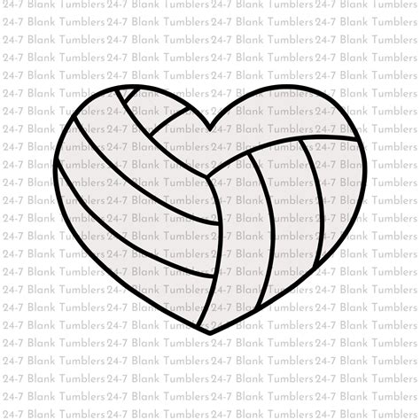 Volleyball Svg Volleyball Heart Svg Volleyball Cut File Svg Etsy