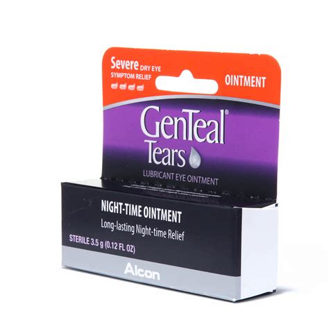 Genteal Dry Eye Care Nighttime Lubricant Eye Gel Ointment 35 Grams