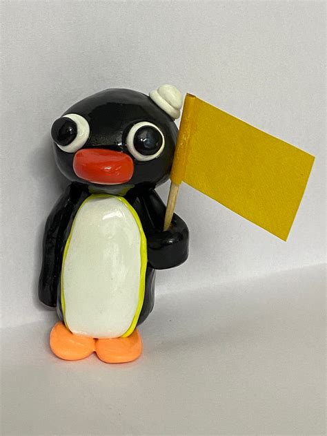 Pingu Figure/collectable/figurine Pingu With Hat Pingu With - Etsy