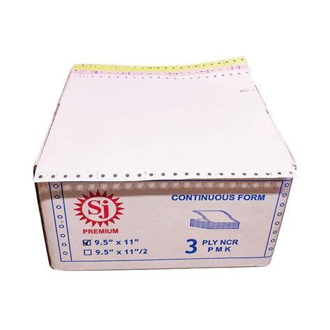 DUS Kertas Komputer Kertas Continuous Form 3 Ply 9 5 X 11 Full