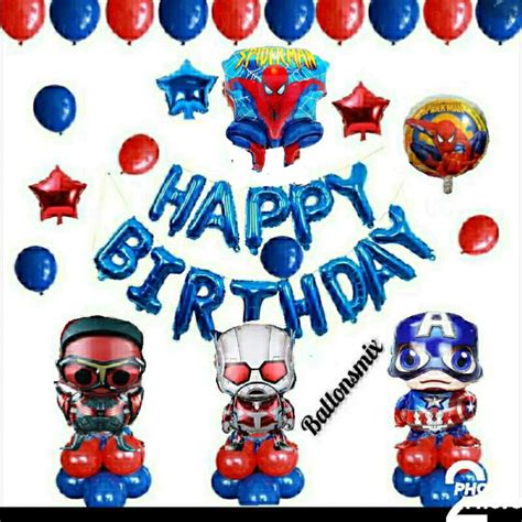 Jual Paket Dekorasi Happy Birthday Spiderman Shopee Indonesia