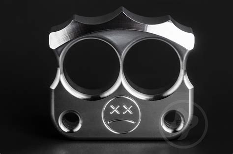 Real 2 Finger Brass Knuckles For Sale Made Of Aerospace Aluminum Usa Edccraft