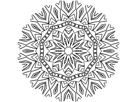 Coloriage Rosace Colorier Mandala Sexiz Pix