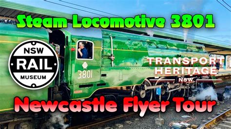 Steam Locomotive Newcastle Flyer Tour Central Station Th