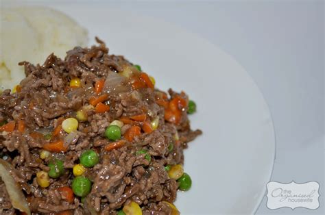 Savoury Mince | The Organised Housewife