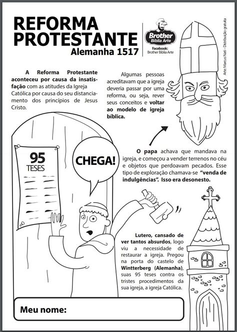 Questões Sobre Reforma Protestante 7 Ano