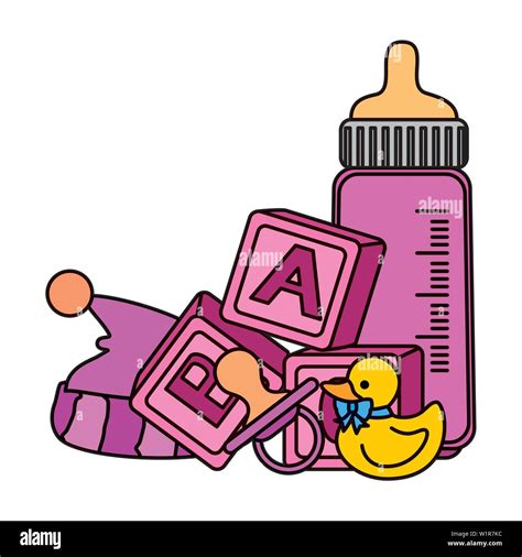 Milk Bottle For Baby Clipart Blocks