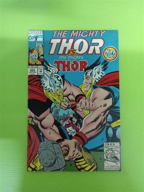 Thor Ron Frenz Cover Art Marvel Comics Hobbies Toys