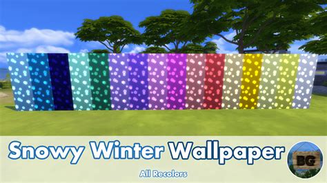 Animated Wallpaper - Snowy Winters - Screenshots - The Sims 4 Build ...