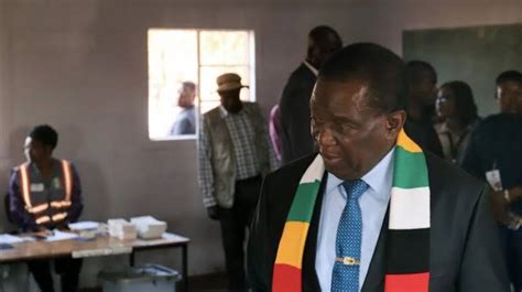 Zimbabwean President Mnangagwa Re Elected Interview Times