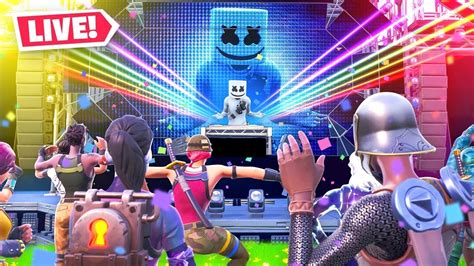 Fortnite Marshmello Event LIVE CONCERT YouTube