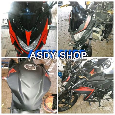 Jual Kondom Tangki Honda New Cb R Paket Cover Lampu Half Fairing Di