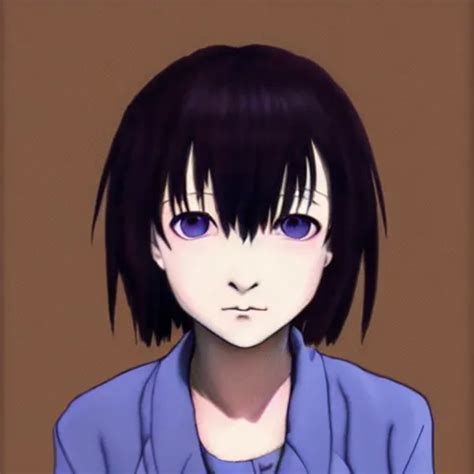 A Portrait Of Lain From Serial Experiments Lain Stable Diffusion