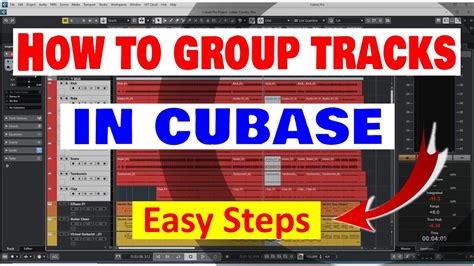 How To Group Tracks In Cubase Easy Steps Youtube