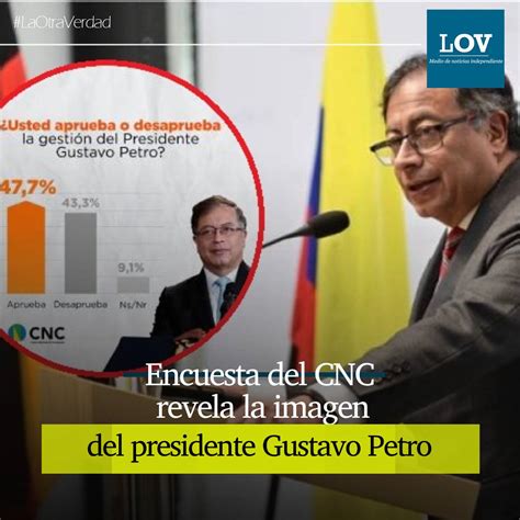 Encuesta Del Cnc Revela La Imagen Del Presidente Gustavo Petro La