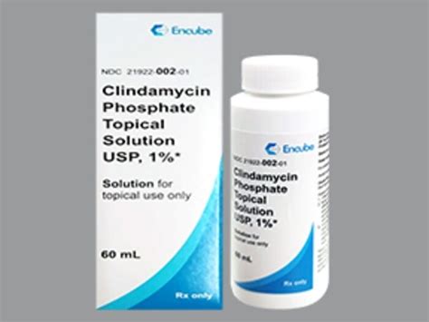 Clindamycin Phosphate 1 Topical Solution 60mL Bottle McGuff