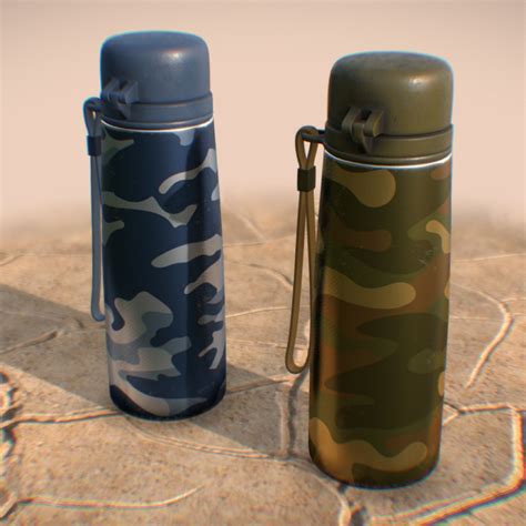 Military Water Bottles Shubbak3d