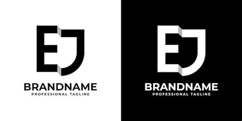 Premium Vector Letter Ej Or Je Monogram Logo Suitable For Any