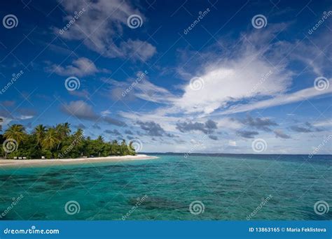 Ocean Sky And Tropical Island Stock Image Image Of Vacation Resort