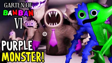 Garten Of Banban Finally The Purple Monster Has Been Revealed New