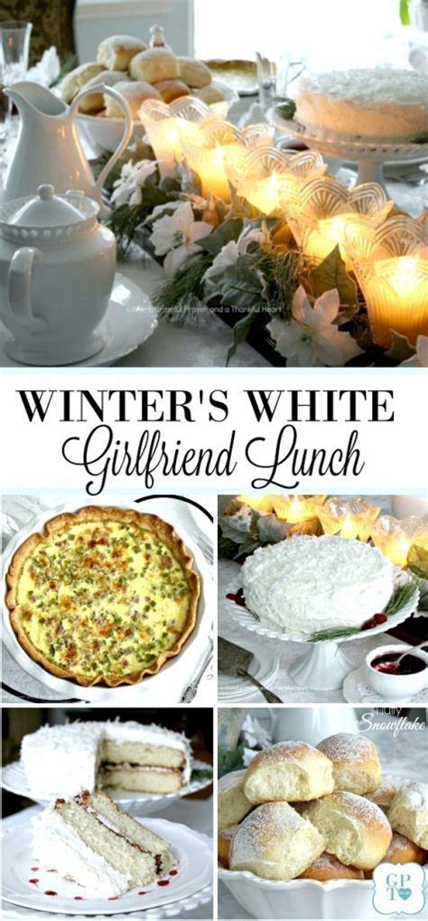 Winter Lunch Menu Grateful Prayer Thankful Heart Luncheon Recipes