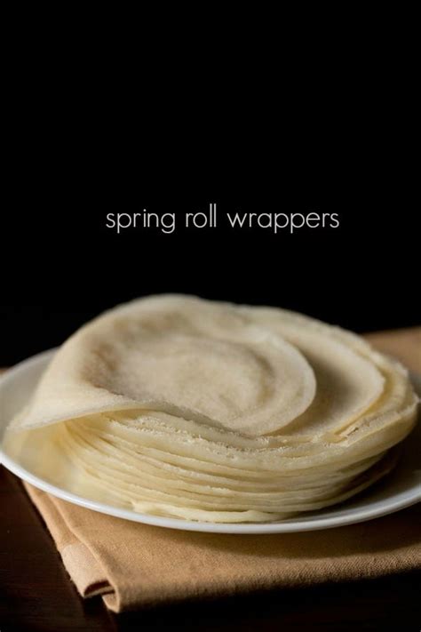 spring roll wrapper recipe, easy homemade spring roll wrappers recipe