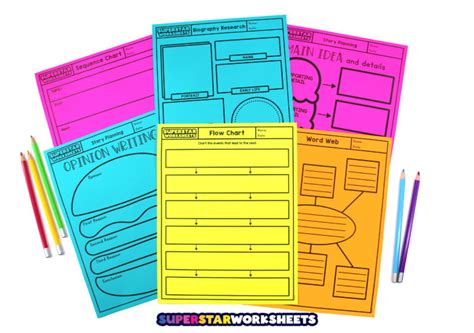 Graphic Organizers Superstar Worksheets