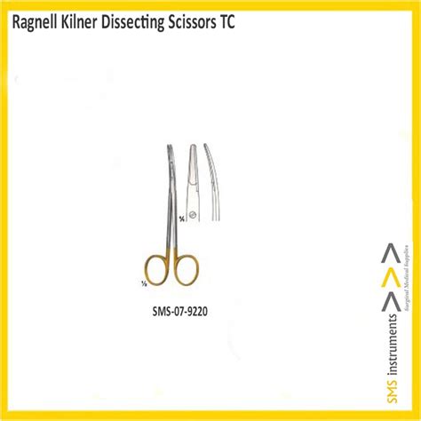 Ragnell Kilner Dissecting Scissors Tc Sms Surgical Instruments