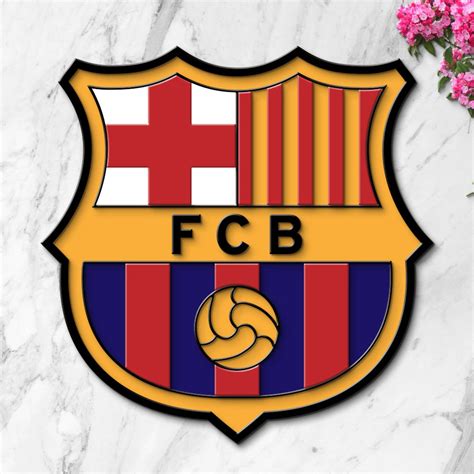 FC BARCELONA 3D Crest - Etsy