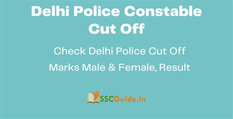 Delhi Police Constable Cut Off 2024 Check Delhi Police Cut Off Marks