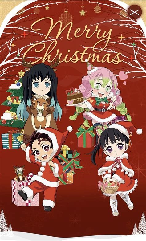 On Demon Slayer In 2022 Anime Christmas Anime Characters Birtays Anime Christmas Official