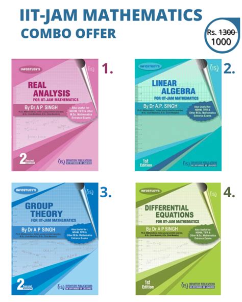 Combo Offer For Iit Jam Mathematics Infostudy Publications