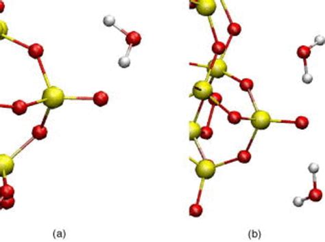 The One Coordinated Oxygen Site With The Adsorption Of One Water