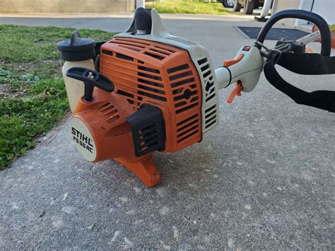 stihl fs  rc trimmer  poly cut attachments untested