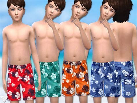 Pzcboys Swim Shorts The Sims 4 Catalog