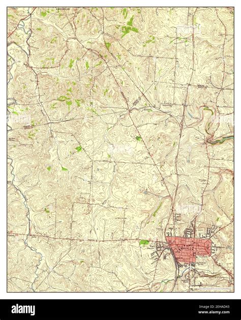 Map Of Danville Kentucky Cut Out Stock Images And Pictures Alamy