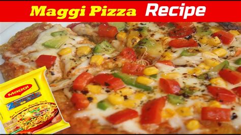 Maggi Pizza No Oven No Yeast Maggi Noodles Veg Pizza Recipe YouTube