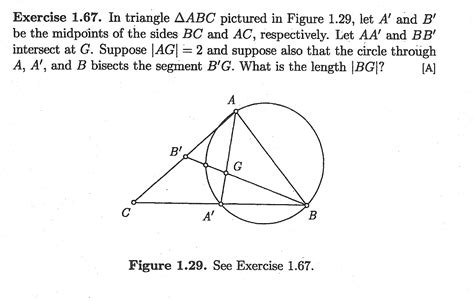 Solved In triangle Delta ABC pictured in Figure 1.29, let A' | Chegg.com