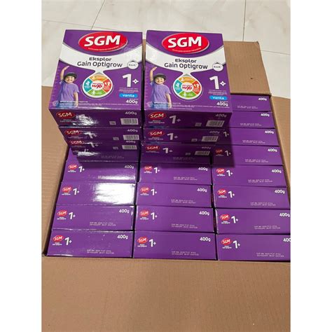 Jual Sgm Eksplor Gain Optigrow Plus Vanila G Box Progress Max