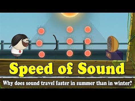 Speed Of Sound Why Does Sound Travel Faster In Summer Than In Winter